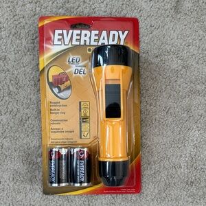 Eveready Industrial LED Flashlight with Batteries